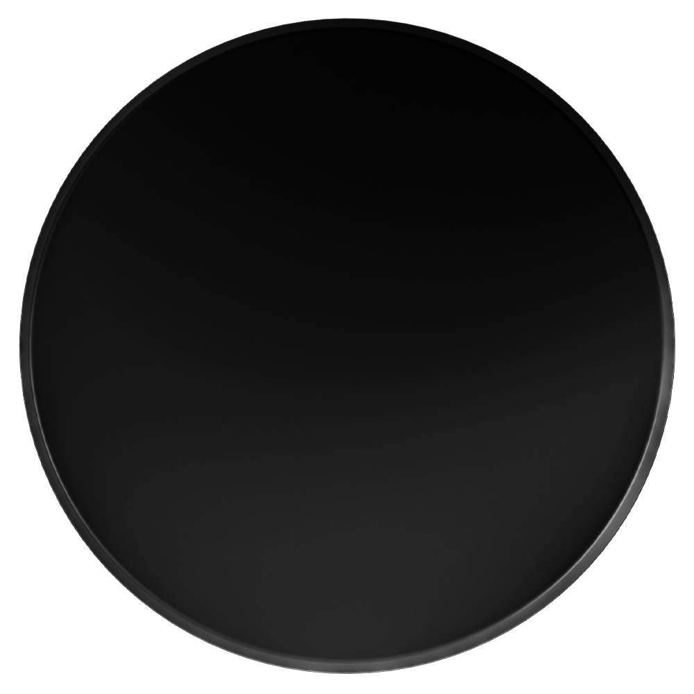 Flat Black POWDER COAT swatch